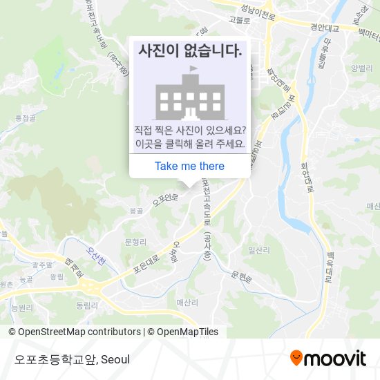 오포초등학교앞 map