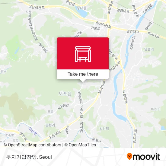 추자가압장앞 map