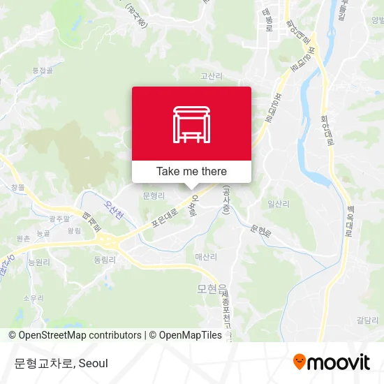 문형교차로 map