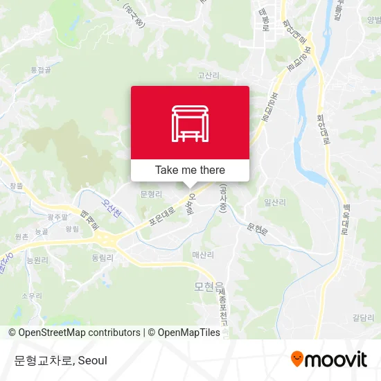 문형교차로 map