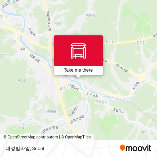 대성빌라앞 map