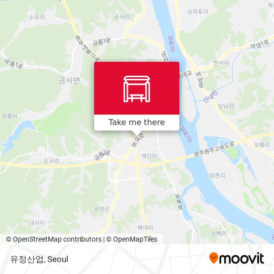 유정산업 map