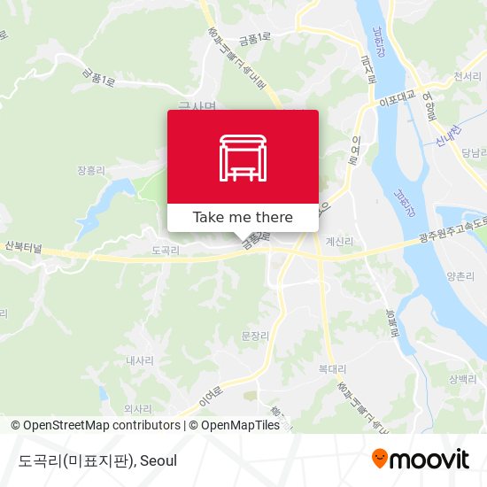 도곡리(미표지판) map