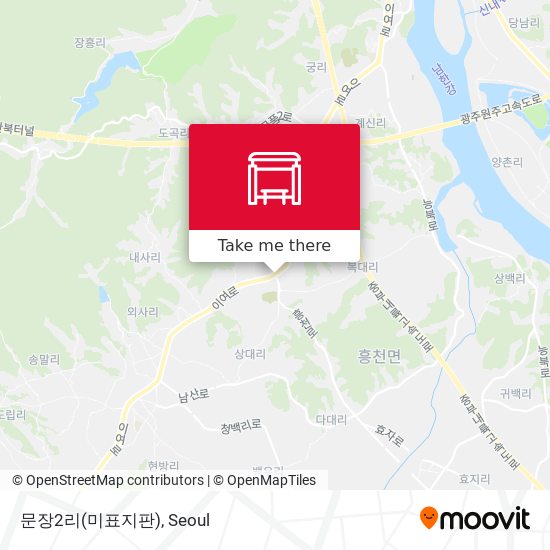 문장2리(미표지판) map