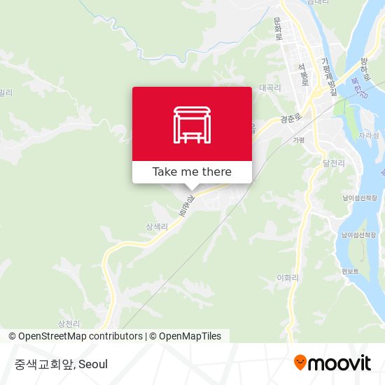 중색교회앞 map