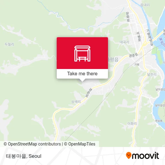 태봉마을 map