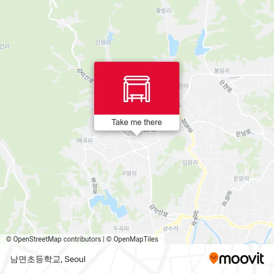 남면초등학교 map