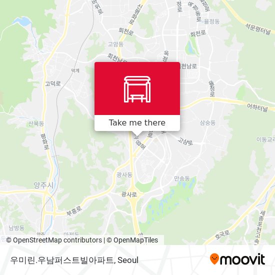 우미린.우남퍼스트빌아파트 map