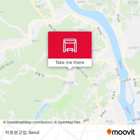 하호분교앞 map