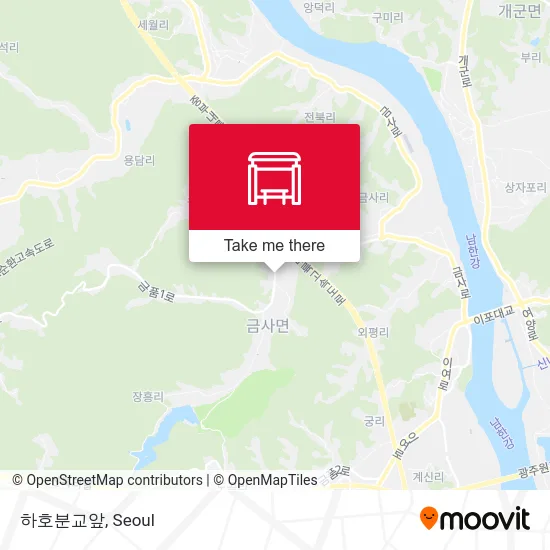 하호분교앞 map