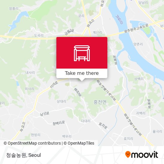 청솔농원 map