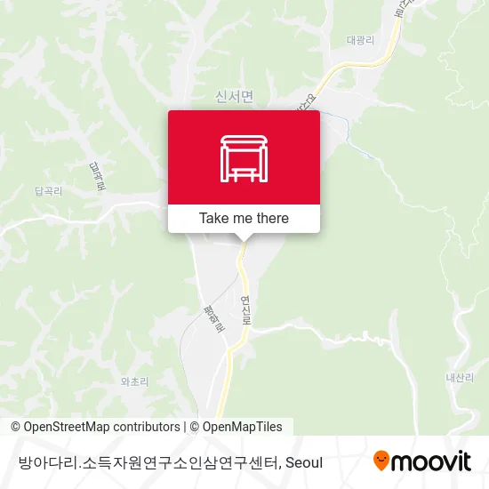 방아다리.소득자원연구소인삼연구센터 map