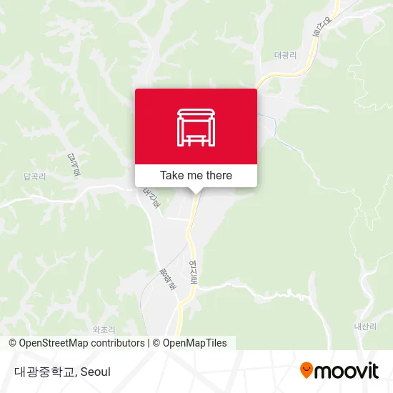 대광중학교 map