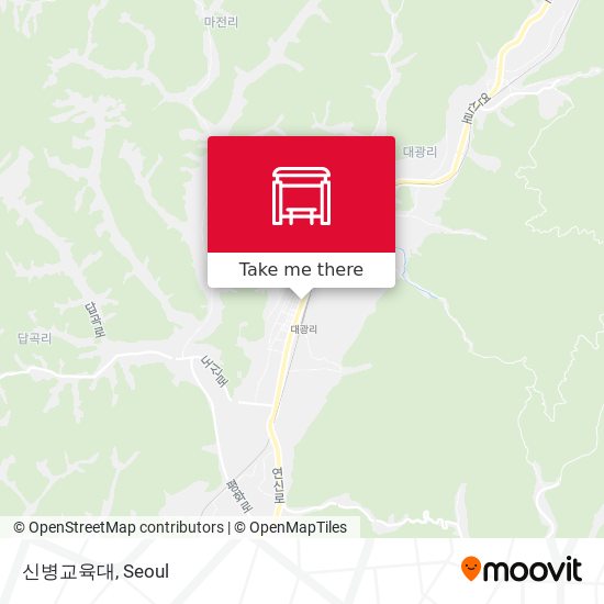 신병교육대 map