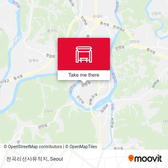 전곡리선사유적지 map