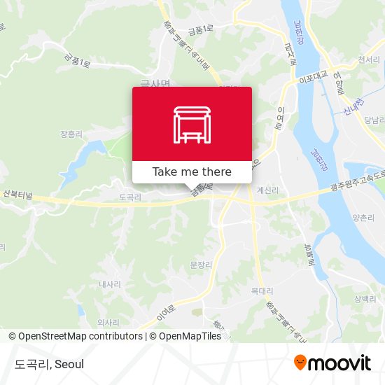 도곡리 map