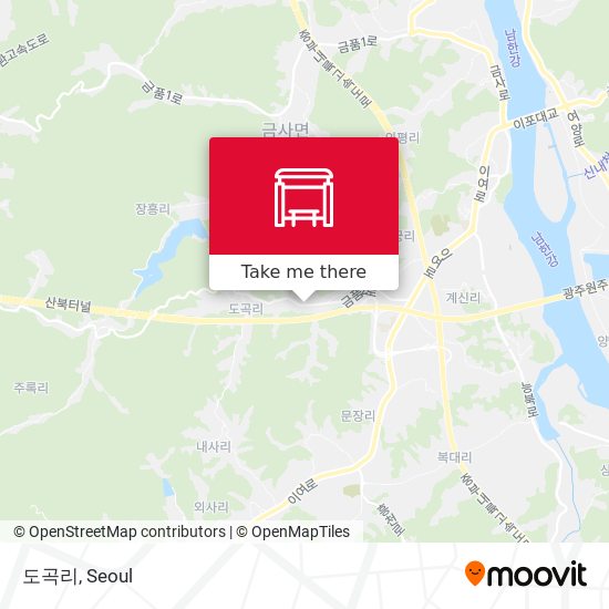 도곡리 map