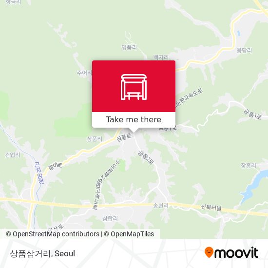 상품삼거리 map