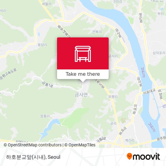 하호분교앞(시내) map