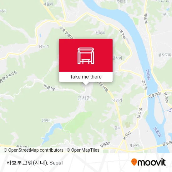 하호분교앞(시내) map