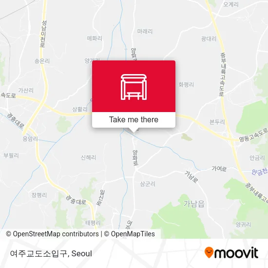 여주교도소입구 map