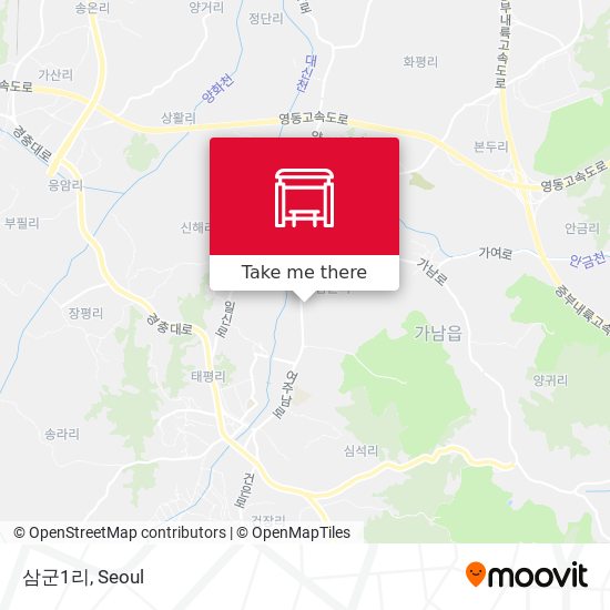 삼군1리 map