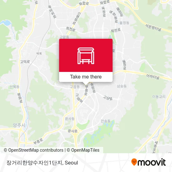 장거리한양수자인1단지 map