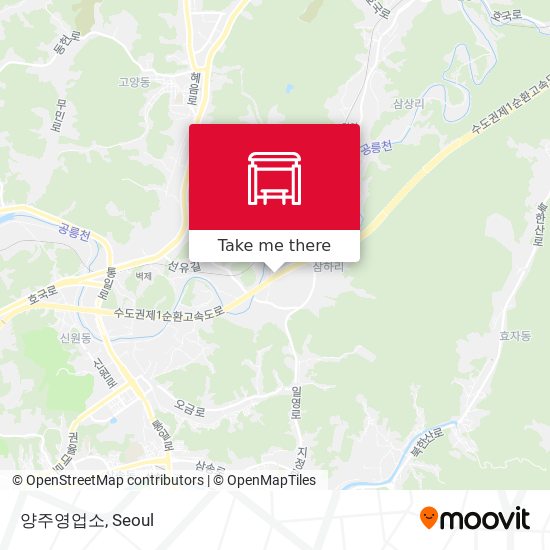 양주영업소 map