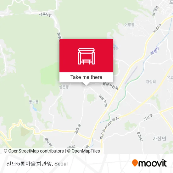 선단5통마을회관앞 map