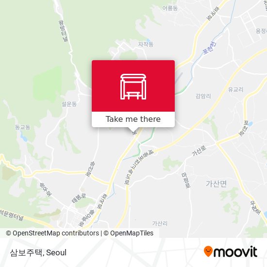 삼보주택 map