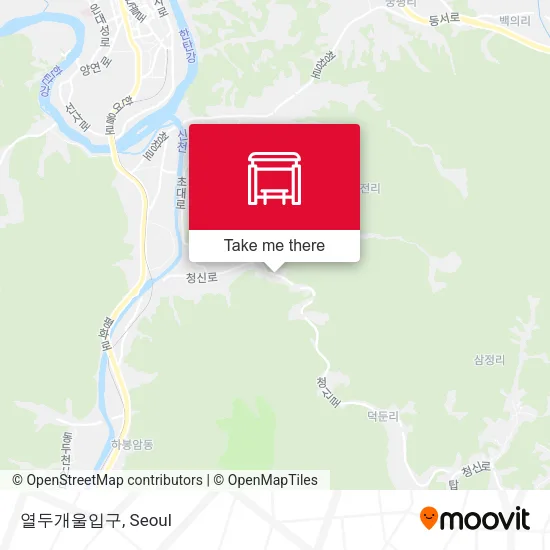 열두개울입구 map