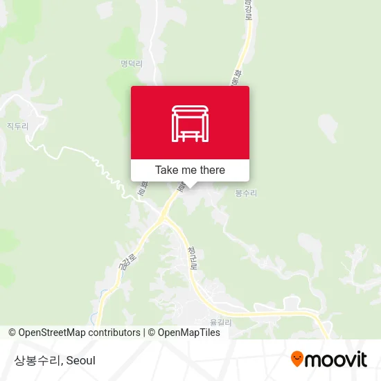 상봉수리 map