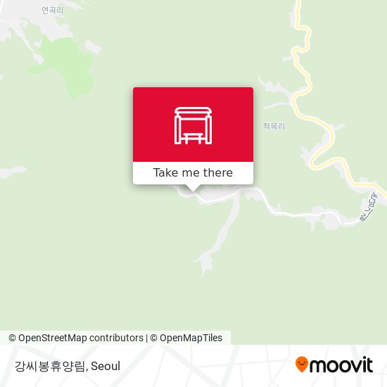 강씨봉휴양림 map