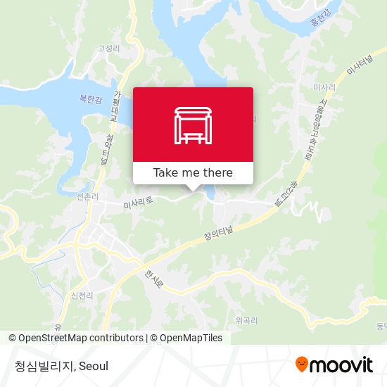 청심빌리지 map