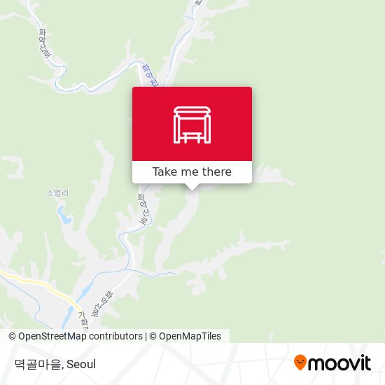 멱골마을 map