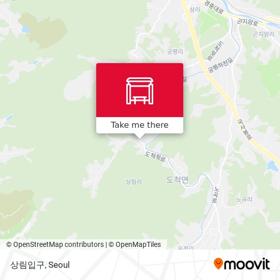 상림입구 map