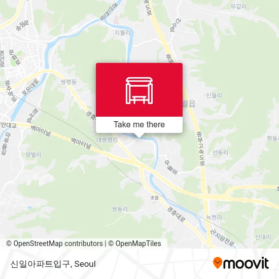 신일아파트입구 map