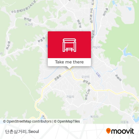 단촌삼거리 map