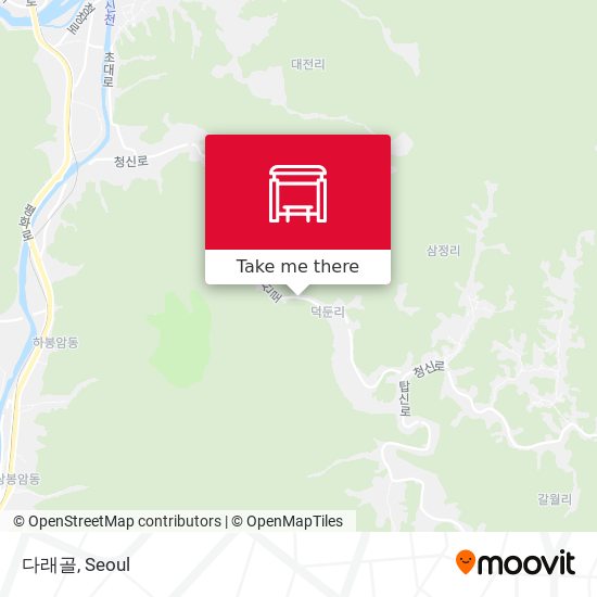 다래골 map