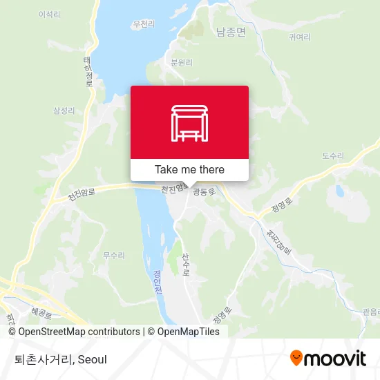 퇴촌사거리 map