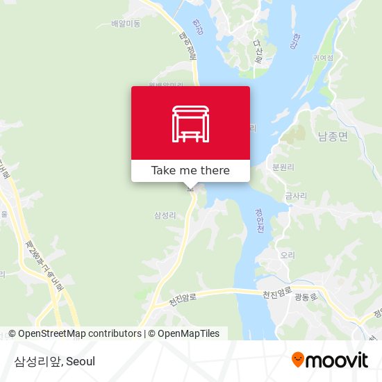 삼성리앞 map