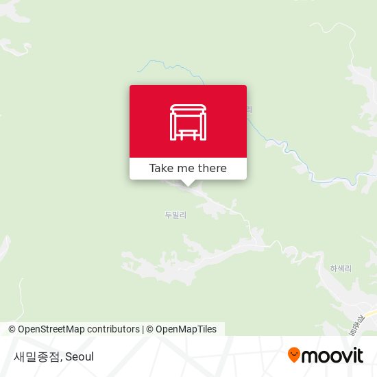 새밀종점 map