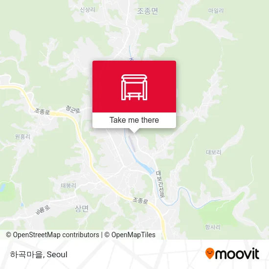 하곡마을 map