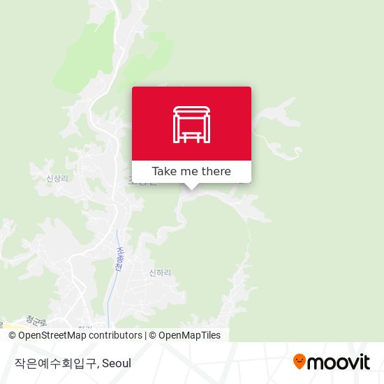 작은예수회입구 map