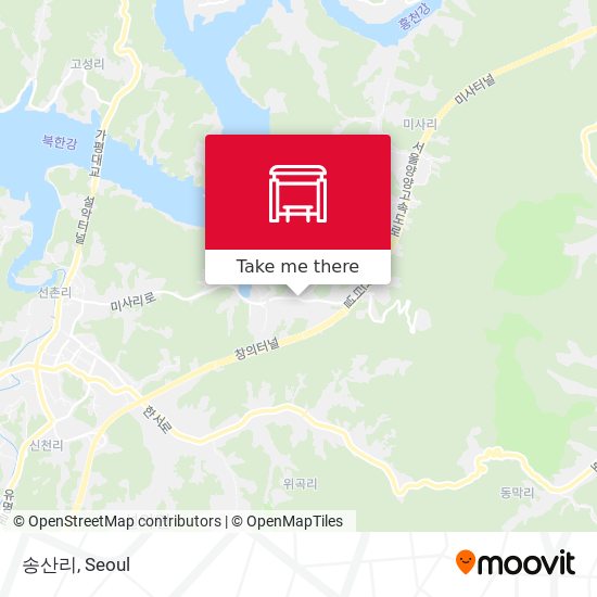 송산리 map