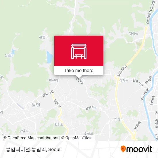 봉암터미널.봉암리 map