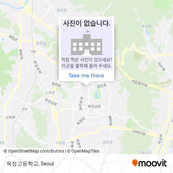 옥정고등학교 map