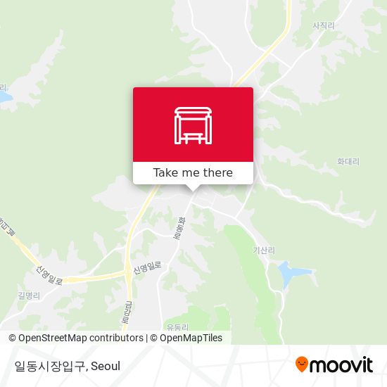 일동시장입구 map