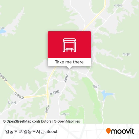 일동초교.일동도서관 map