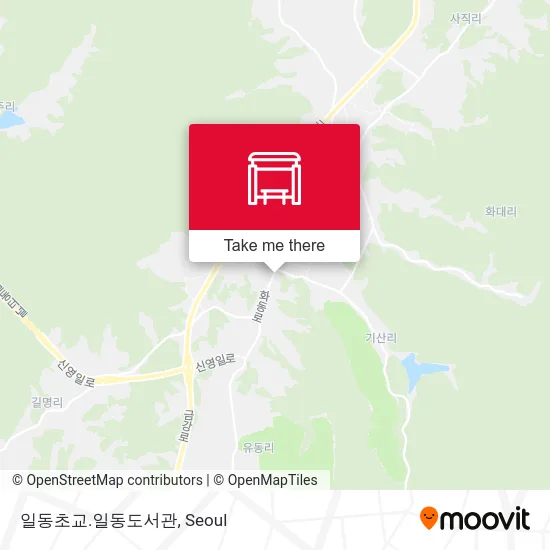 일동초교.일동도서관 map